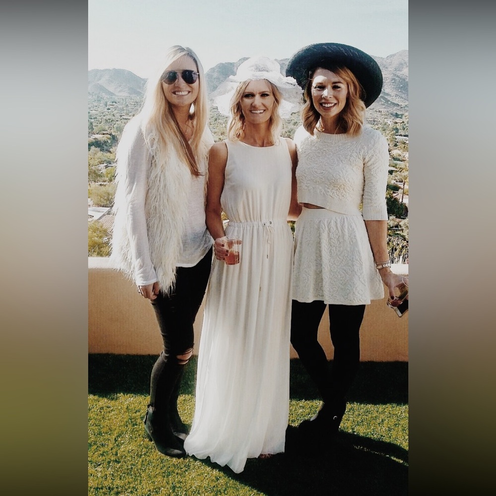 Fabiana Filippi White Maxi Dress